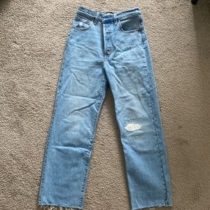 Levi’s ribcage straight jeans